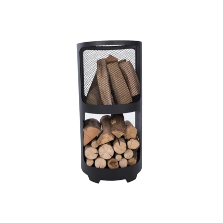 Buffalo Firepit with Wood Storage