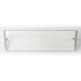 Shadow Crystal 1000W Infrared Glass Panel Heater - Clear Glass 