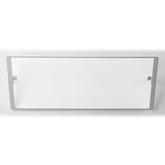 Shadow Crystal 1300W Infrared Glass Panel Heater - Clear Glass 