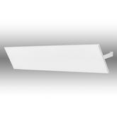 Shadow Crystal 600W Infrared Glass Panel Heater - White
