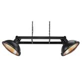 Shadow Diffusion Double Hanging Lamp 3.0kW Patio Heater