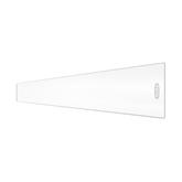 Shadow Crystal 800W Infrared Glass Panel Heater - White