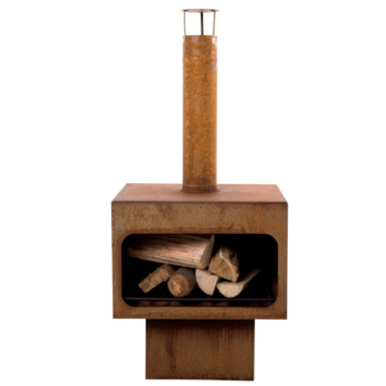 BrownRust Modern Fireplace - XL