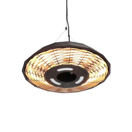Shadow Diffusion Pendant Hanging Patio Heater 2kW Infrared Lamp 