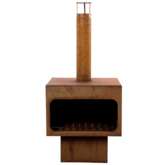BrownRust Modern Fireplace - XL