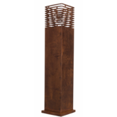 BrownRust Steel Swedish Torch Holder