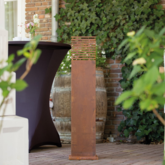 BrownRust Steel Swedish Torch Holder
