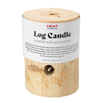 Heat Outdoors Log Candle Gift