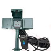 RCD Powerspike Safety Garden Sockets
