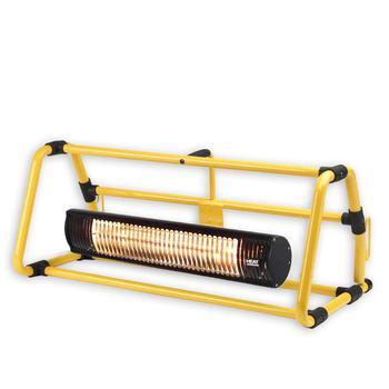 Shadow 2.0kW Ultra Low Glare Workshop Heater with Yellow Frame