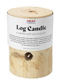 Heat Outdoors Log Candle Gift