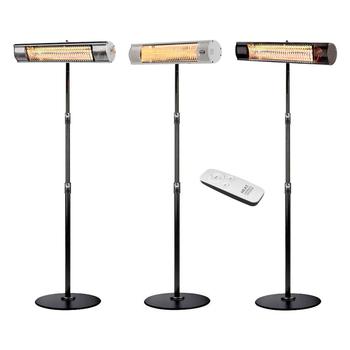 Shadow 1.5kW and 2kW Ultra Low Glare Remote Control Patio Heater with Stand