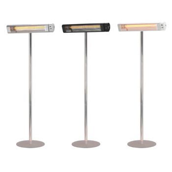 Shadow Carbon 3kW Patio Heater Combinations with Large Stainless Steel Stand