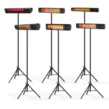 Shadow 1.5kW & 2kW Patio Heater Combinations with Tripod Stand