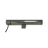 Shadow Heater 1.5kW - Silver - Low Glare - Remote