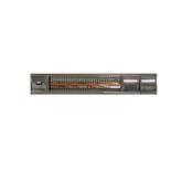 Shadow Heater 1.5kW - Silver - Low Glare - Remote