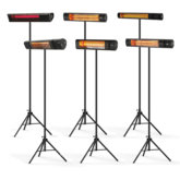 Shadow 1.5kW & 2kW Patio Heater Combinations with Tripod Stand